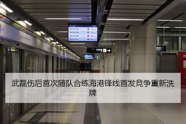 武磊伤后首次随队合练海港锋线首发竞争重新洗牌